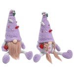 Purple Christmas Gnome Dolls (2 Piece Set)
