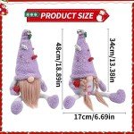 Purple Christmas Gnome Dolls (2 Piece Set)