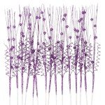 Purple Glitter Berry Stems for Christmas Decor