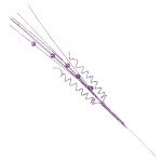 Purple Glitter Berry Stems for Christmas Decor
