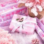 Purple Christmas Wrapping Paper Rolls (Pack of 3)