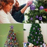 Elegant Purple Christmas Baubles (Pack of 50)