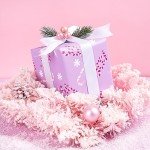 Purple Christmas Wrapping Paper Rolls (Pack of 3)