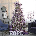 Shatterproof Purple Christmas Ornaments (Set of 87)