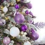 Shatterproof Purple Christmas Ornaments (Set of 87)