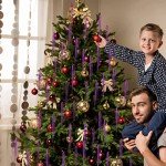 Purple Icicle Tinsel for Christmas Decor