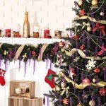 Purple Icicle Tinsel for Christmas Decor