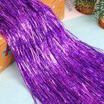 Purple Icicle Tinsel for Christmas Decor
