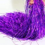 Purple Icicle Tinsel for Christmas Decor