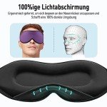 Umisleep Purple 3D Eye Mask for Side Sleepers