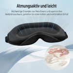 Umisleep Purple 3D Eye Mask for Side Sleepers