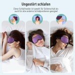 Umisleep Purple 3D Eye Mask for Side Sleepers