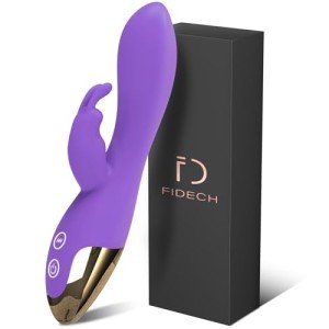 Purple Rabbit Vibrator with 10 Powerful Modes