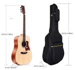 Purple 41-Inch Adjustable Guitar Bag with Strap