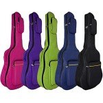 Purple 41-Inch Adjustable Guitar Bag with Strap