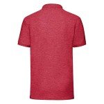 FRUIT OF THE LOOM Purple Men's Short Sleeve Polo Shirt
