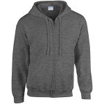 GILDAN Purple Heavy Blend Zip-Up Hoodie