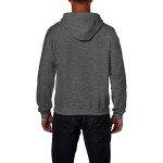 GILDAN Purple Heavy Blend Zip-Up Hoodie