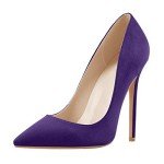 Purple Stiletto High Heel Shoes for Women
