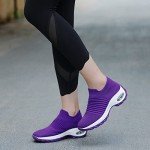 Purple Women's Lightweight Air Cushion Trainers