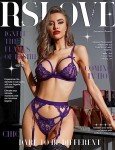 RS LOVE Purple Lace Garter Lingerie Set