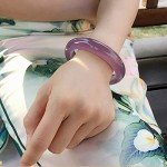 Purple Jadeite Bracelet with Box and Certificate