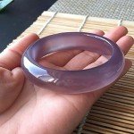 Purple Jadeite Bracelet with Box and Certificate