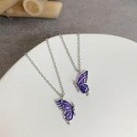 Purple Friendship Necklaces for Best Friends - Gift Set