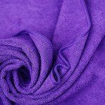 12-Pack Purple Microfiber Hair Drying Towels