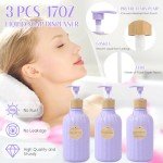 Light Purple 17 piece Bathroom Accessories Set