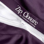 Purple Microfibre Double Duvet Cover Set with Pillows