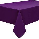 Extra Large Violet Purple Fabric Tablecloth 150x300cm