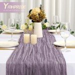 Light Purple Cheesecloth Table Runner – 10 Pack