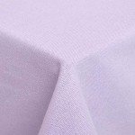 Mauve Cotton Tablecloth for 4 to 6 Seaters