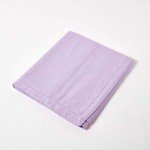 Mauve Cotton Tablecloth for 4 to 6 Seaters