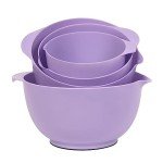 Purple Stackable Mixing Bowl Set (4 Pieces)