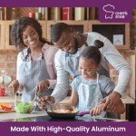 Purple Chef's Star 9-Piece Cookware Set