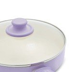Purple Ceramic Nonstick 16-Piece Cookware Set