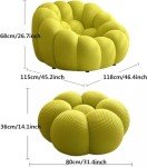 Purple Bubble Sofa Chair for Relaxing Comfort