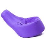 Purple MaxiBean Gaming/Lounging Bean Bag Chair - Indoor/Outdoor
