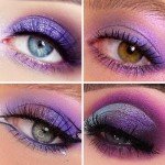 AROUSAR Bold Purple Eyeshadow Palette: Shimmer, Matte & Glitter