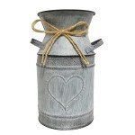 Purple Artificial Lavender in Decorative Metal Vase