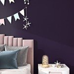 Livelynine Dark Purple Peel and Stick Wallpaper