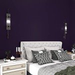 Livelynine Dark Purple Peel and Stick Wallpaper