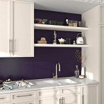 Livelynine Dark Purple Peel and Stick Wallpaper