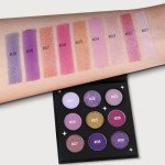 AROUSAR Bold Purple Eyeshadow Palette: Shimmer, Matte & Glitter