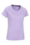 MOUNTAIN WAREHOUSE Purple Endurance Ladies T-Shirt - UV Protection Tee