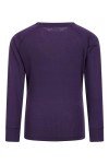 Kids Thermal Base Layer Top - Dark Purple