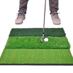 GoSports Tri-Turf XL Golf Hitting Mat 24"x24