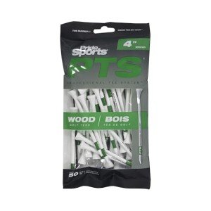 J&M Pro Length Max Golf Tees - 50 Pack